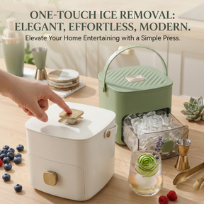 🥳2026 HOT SALE🥳💞50K+ SOLD!🧊Portable Ice Maker with Lid and Storage Box (48 cubes)
