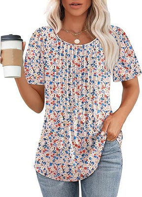 SoftMuse – Casual Dressy Summer Blouse