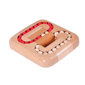 TwistCraft – Magic Bean Rotating Wooden Puzzle Toy