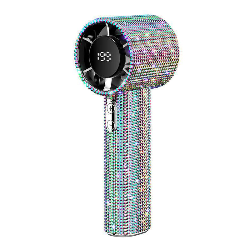BreezeLux – Luxury Rechargeable Handheld Turbo Fan