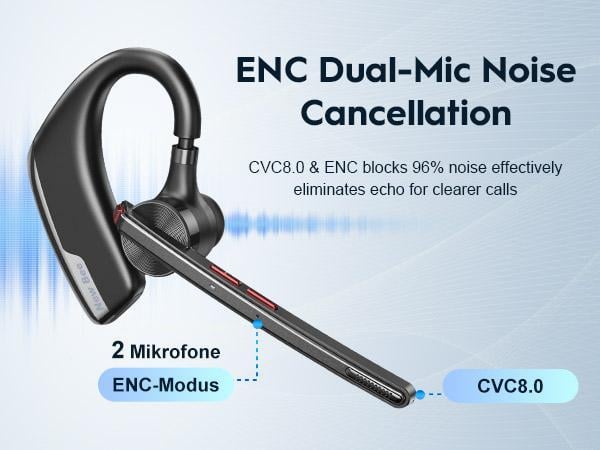 EchoFree – Dual Mic Noise Cancelling Trucker Headset