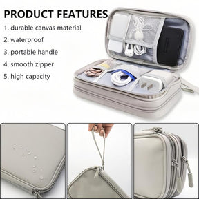 TechVault - Travel Cable Organizer Pouch