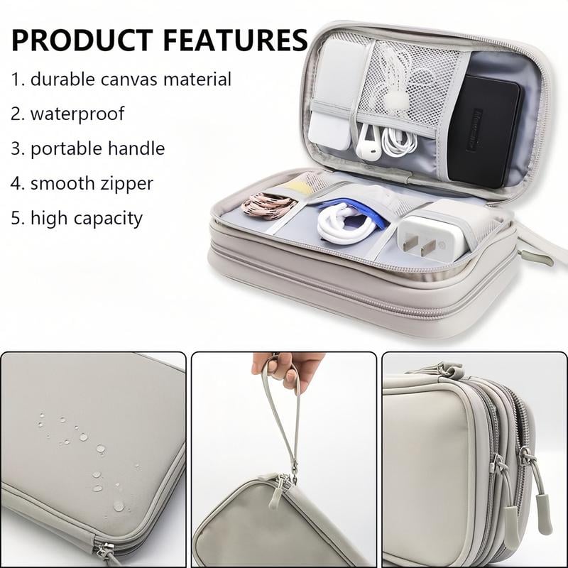 TechVault - Travel Cable Organizer Pouch