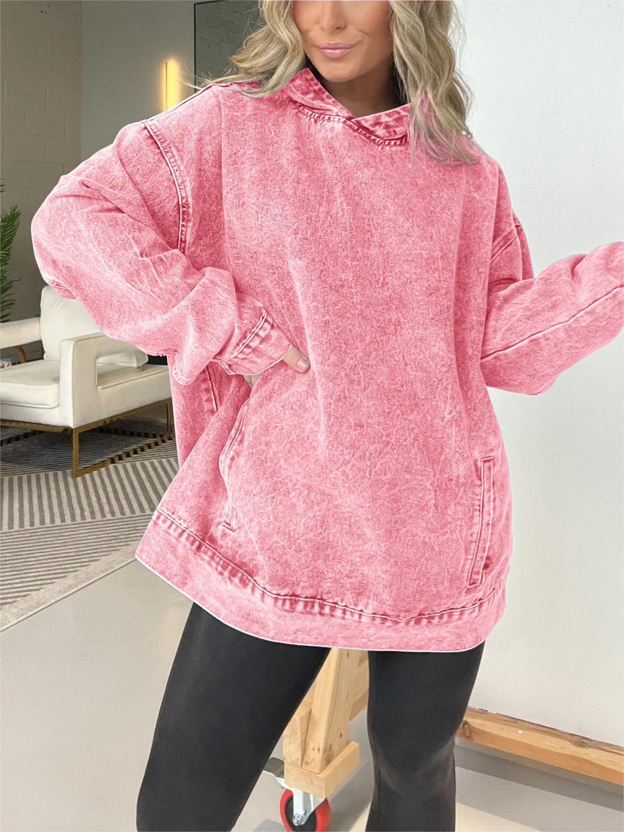 UrbanDenim – Casual Hooded Pullover