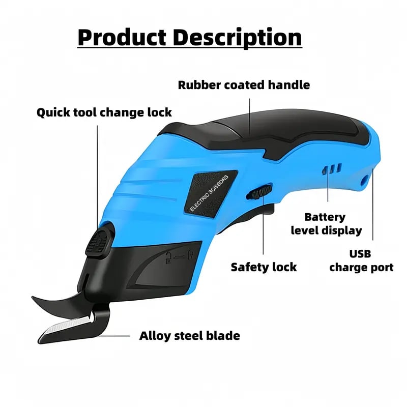 QuickTrim – Portable Rechargeable Cutter