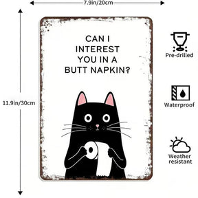 NoirWhiskers - Vintage Cat Wall Art