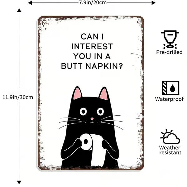 NoirWhiskers - Vintage Cat Wall Art