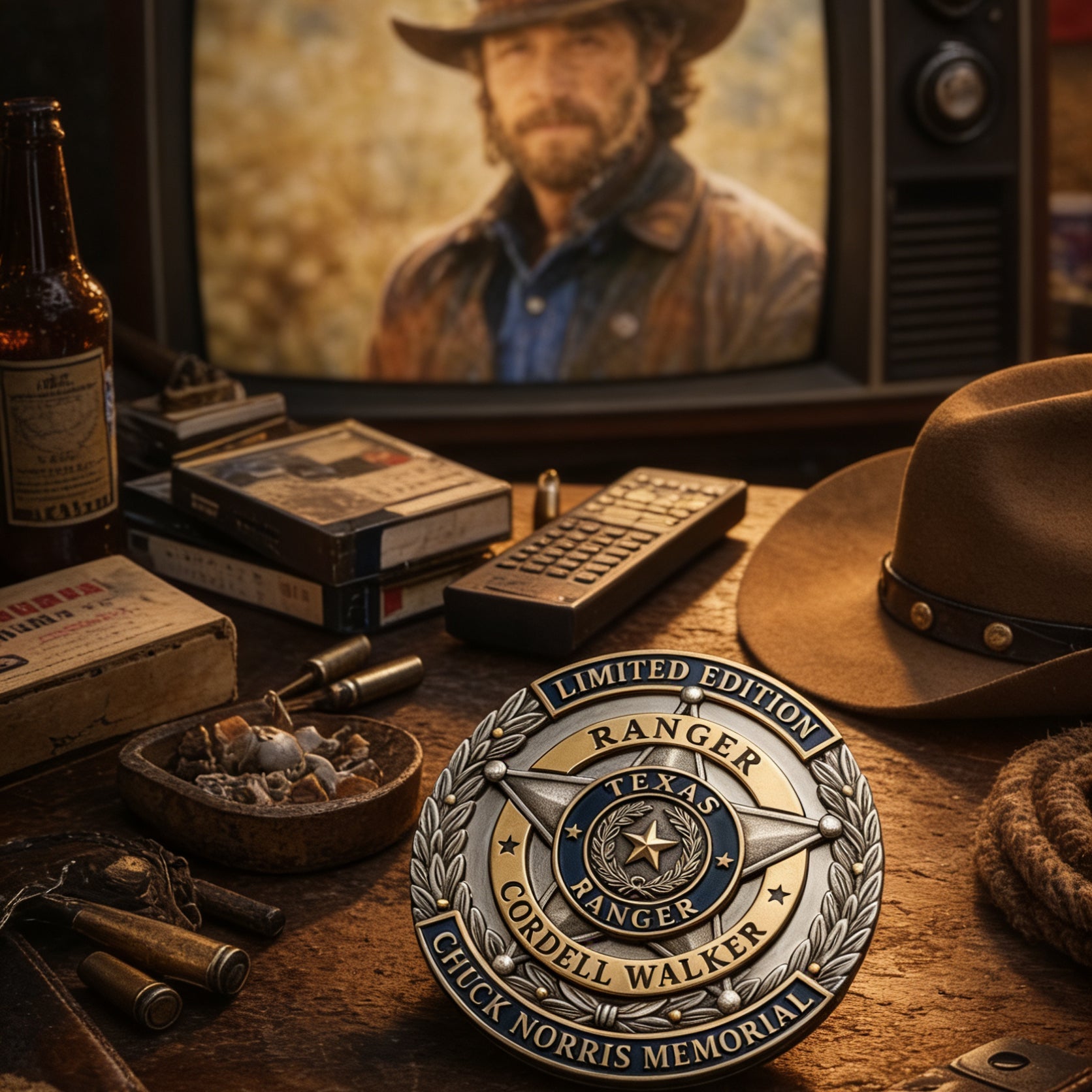 ValorWest – Cordell Inspired Ranger Memorial Pin