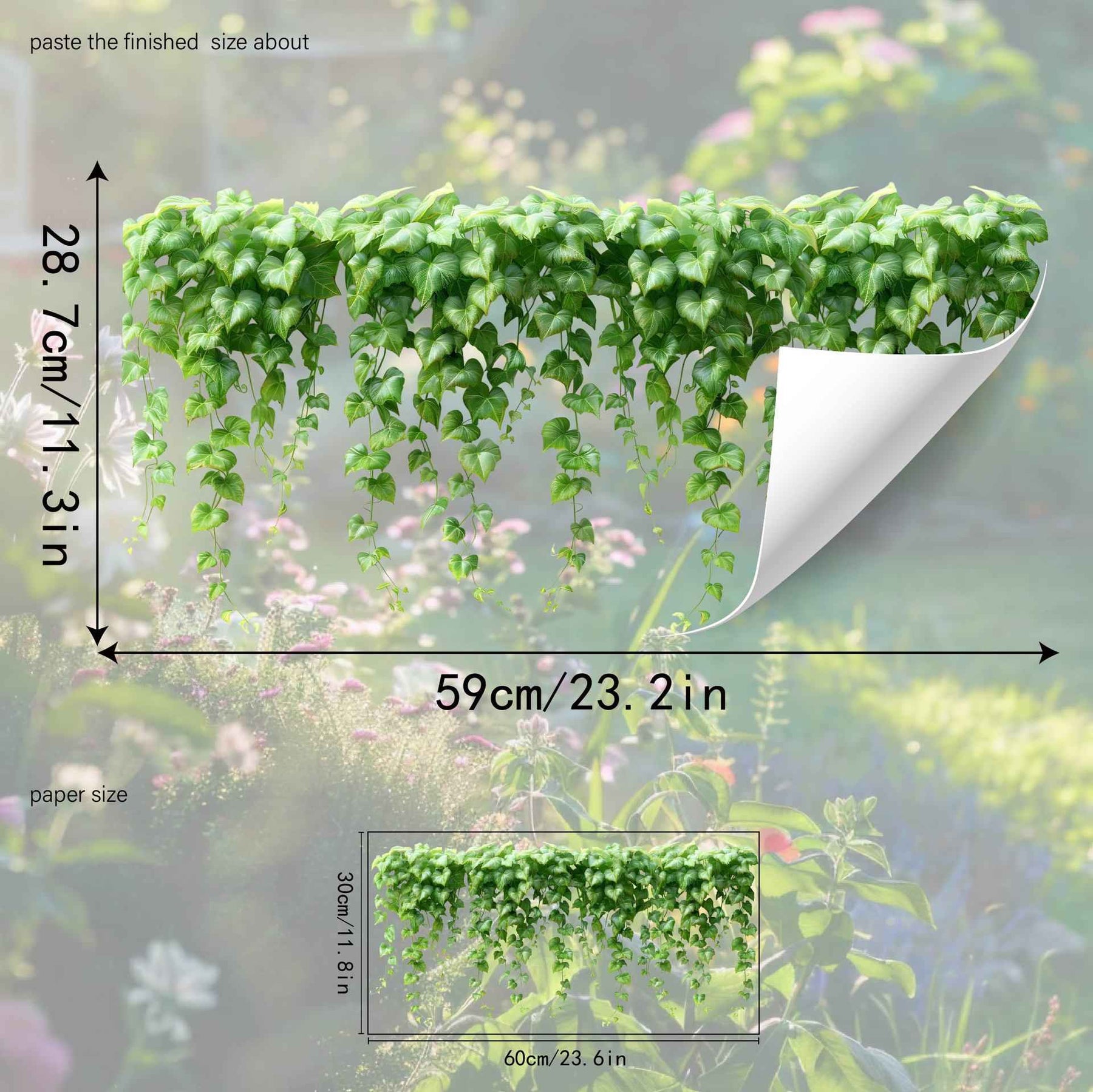 FloraGlow – Vibrant Flower Bouquet Window Sticker