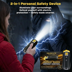💥 2026 Hot Sale 75% OFF ️🔦 SUPTRUCK™ Voltax 75M Stun Car Keychain ⚡