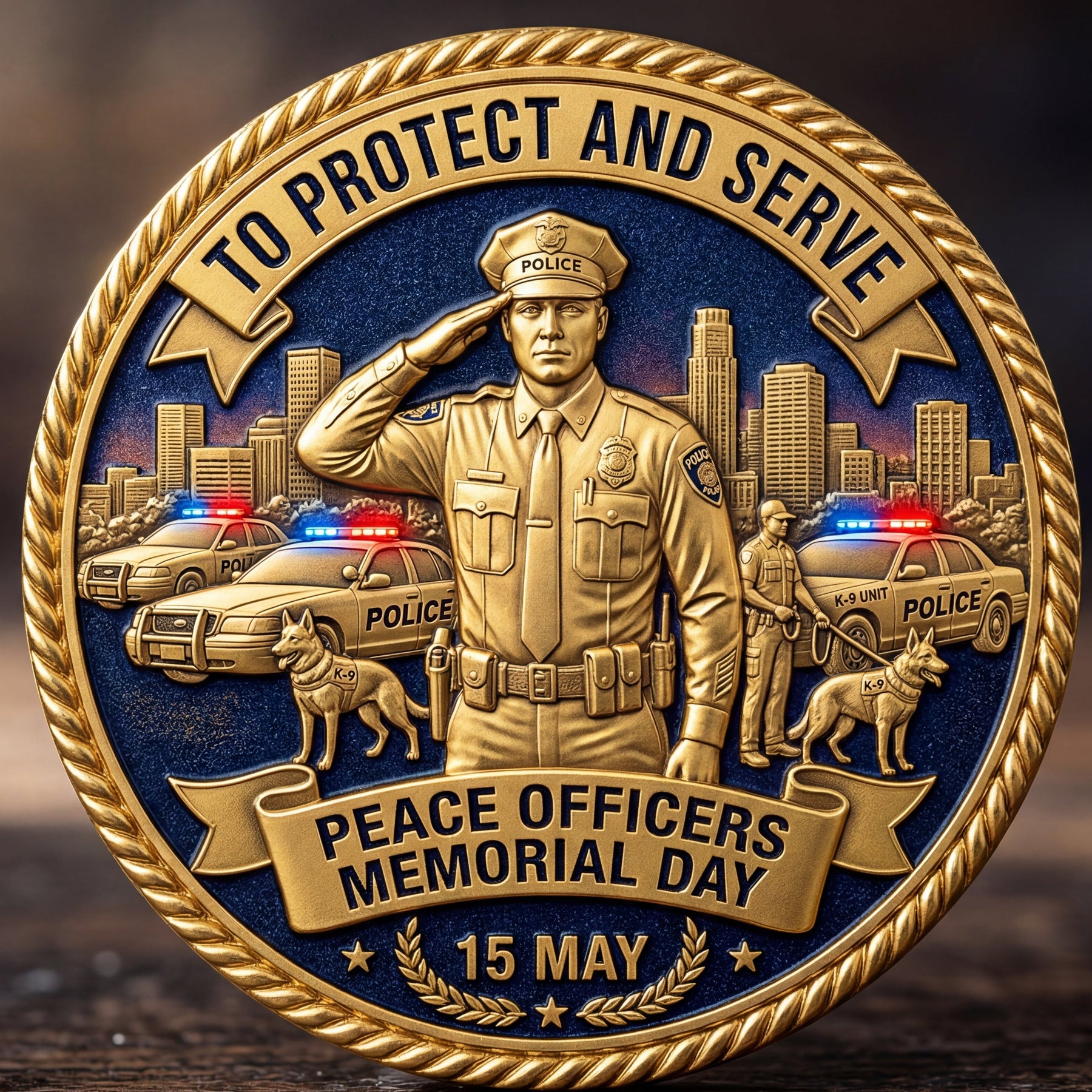 Legacy of Service – Police Memorial Coin
