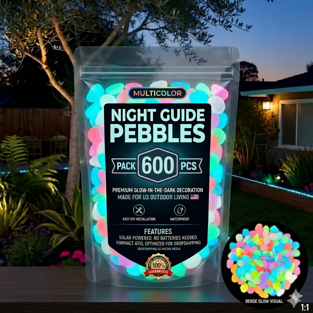 AuraPebble – Glow Garden Stones