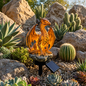 DrakeLight – Fantasy Dragon Outdoor Solar Decor