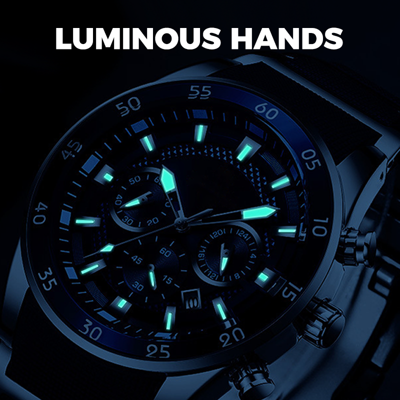 TimeForge – Rugged Men’s Multifunction Watch