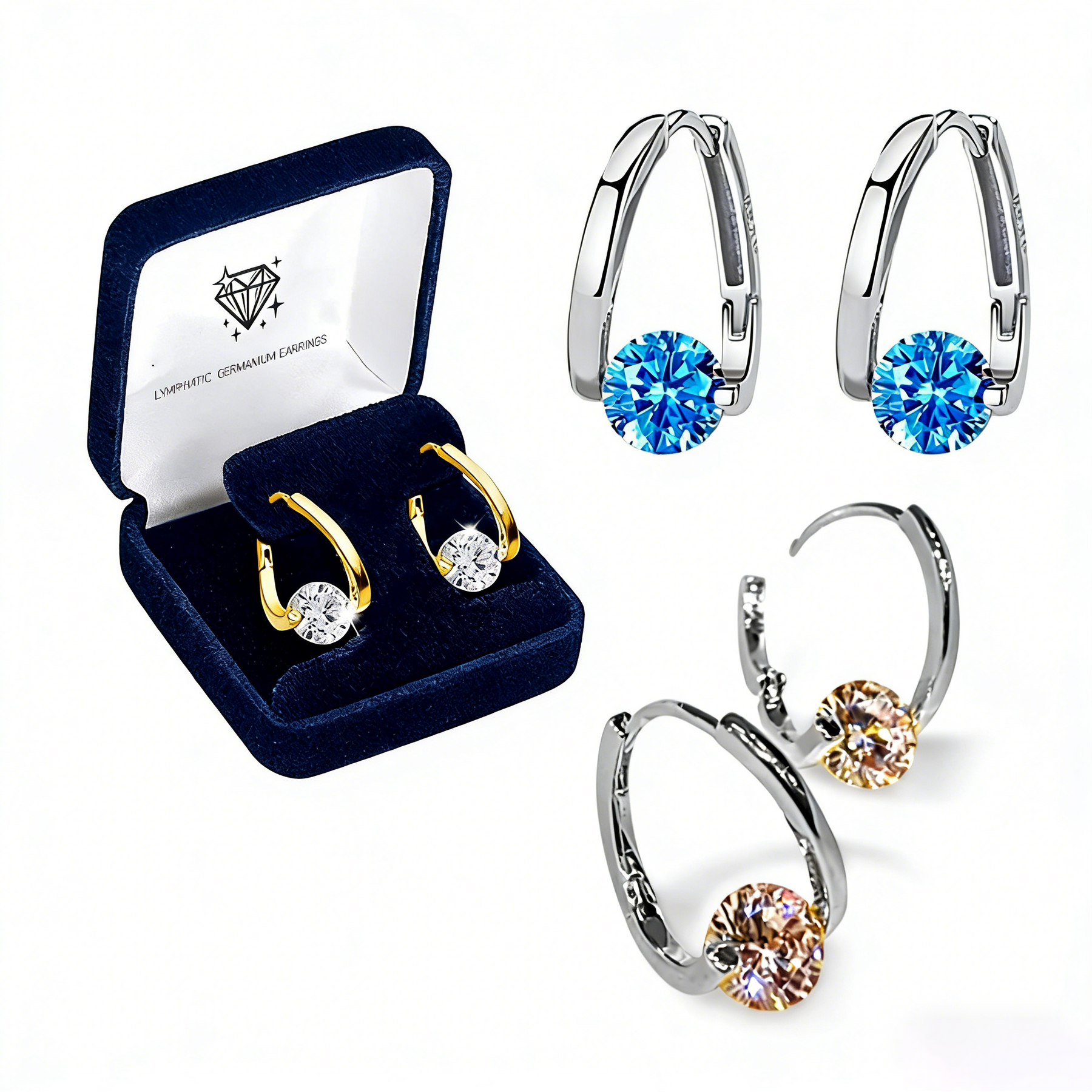 Healuxe – Magnetic Germanium Earrings for Wellness