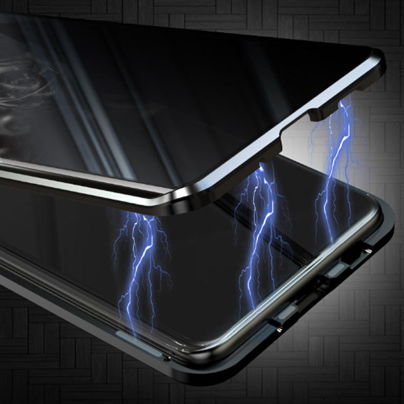 ShieldNova – Magnetic Tempered Glass Case for Samsung S23–S25