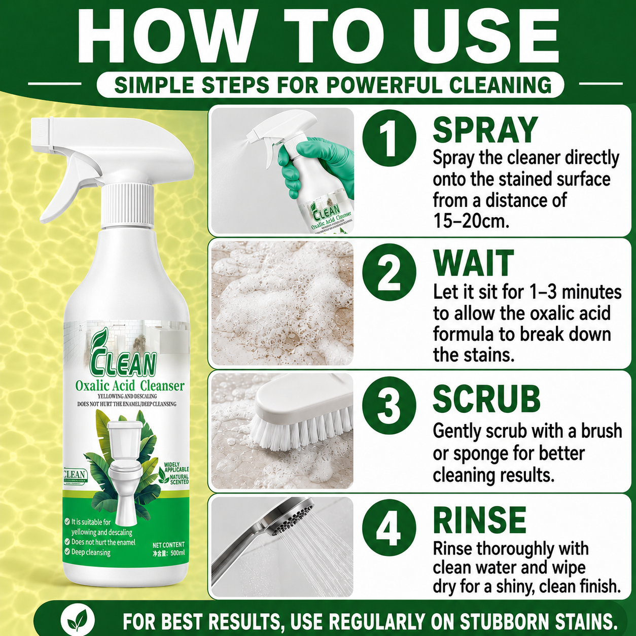 PureShine – Oxalic Acid Bathroom Cleaner