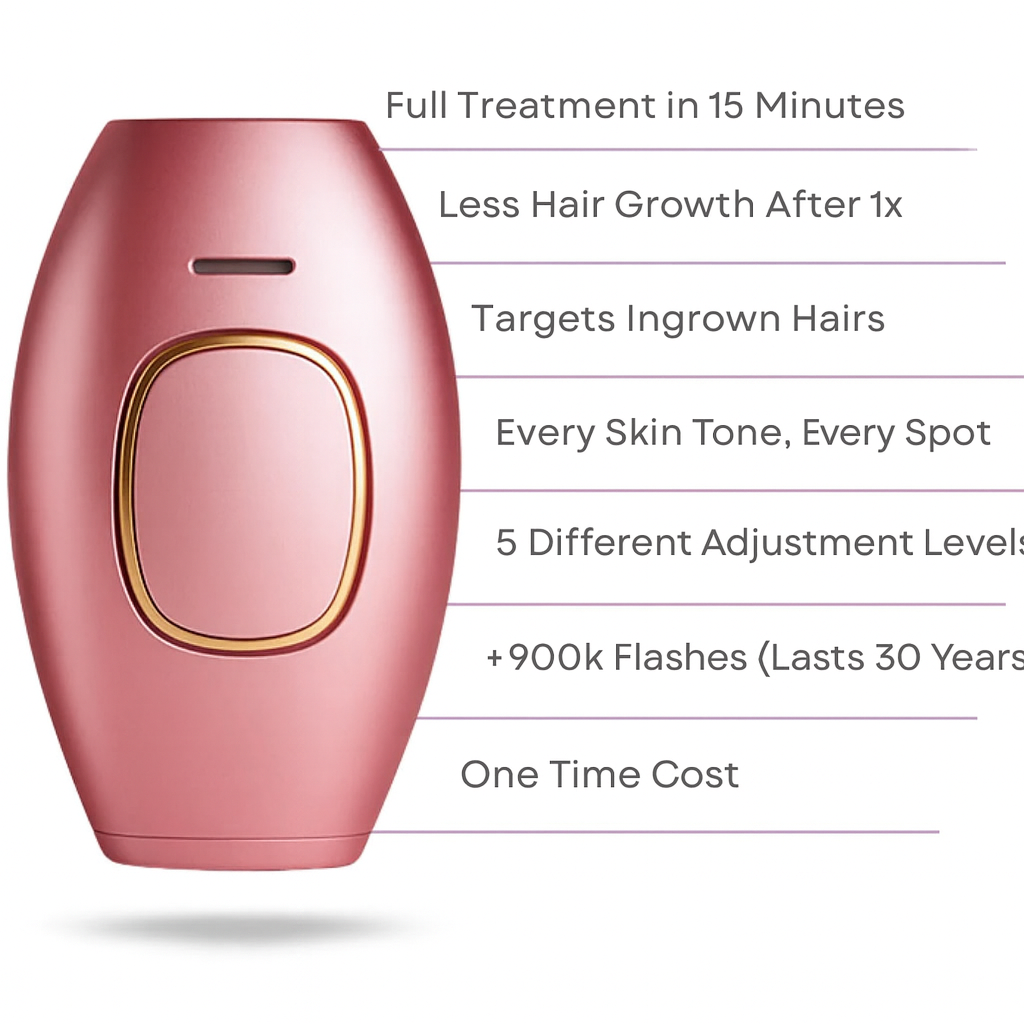 GlowEase - IPL Hair Remover for Effortless Smooth Skin