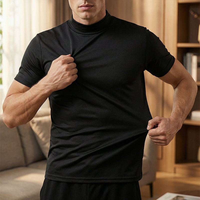 NeoCollar – Sleek High Neck T-Shirt