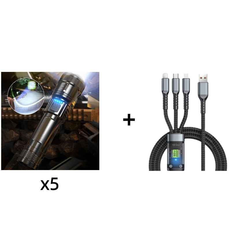 LumeRay – High-Intensity Zoomable Tactical Flashlight