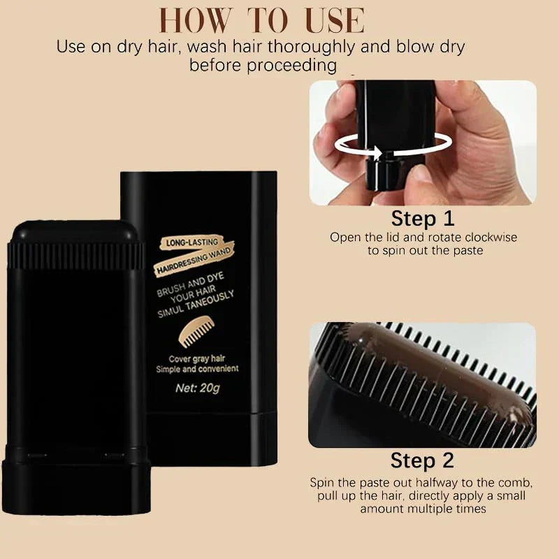 GreyGone – Hair Touch-Up Stick for Quick Grey Root Coverage