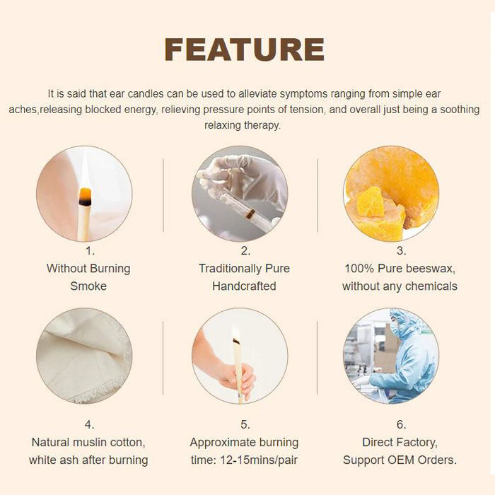 TranquilEar – Herbal Beeswax Wellness Candles