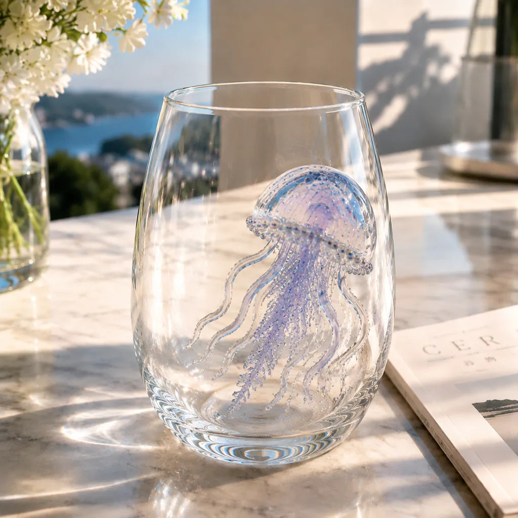 OceanGlow – Blue Ringed Octopus Artisan Glass