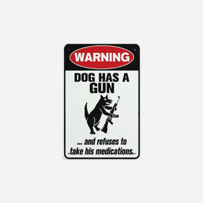 WittyGuard – Funny Dog Warning Sign