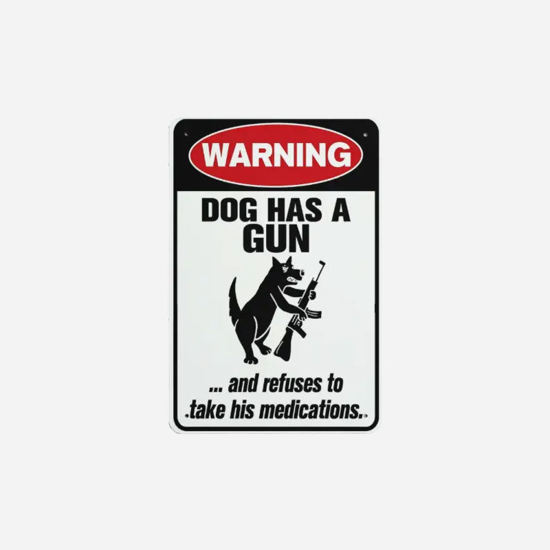 WittyGuard – Funny Dog Warning Sign