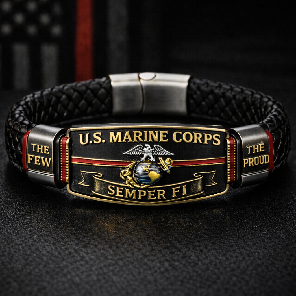 SemperValor – U.S. Marine Corps Tribute Bracelet