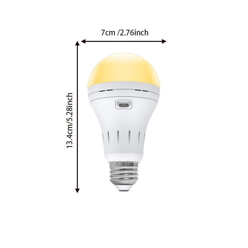 BrightEase – Rechargeable LED Bulb with Remote Control