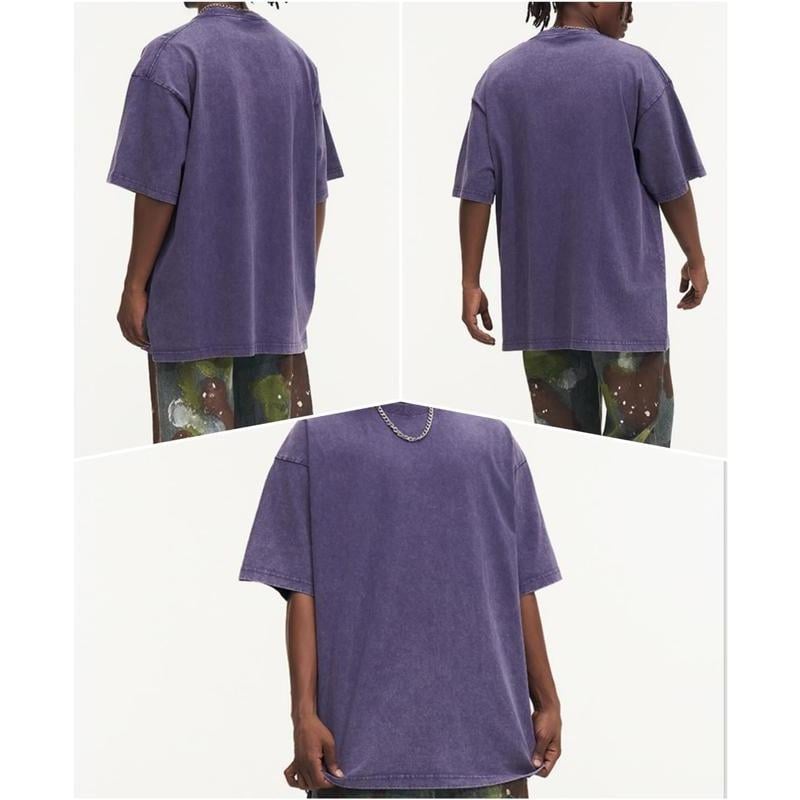 Oversoul – Relaxed Fit Acid Wash Tees