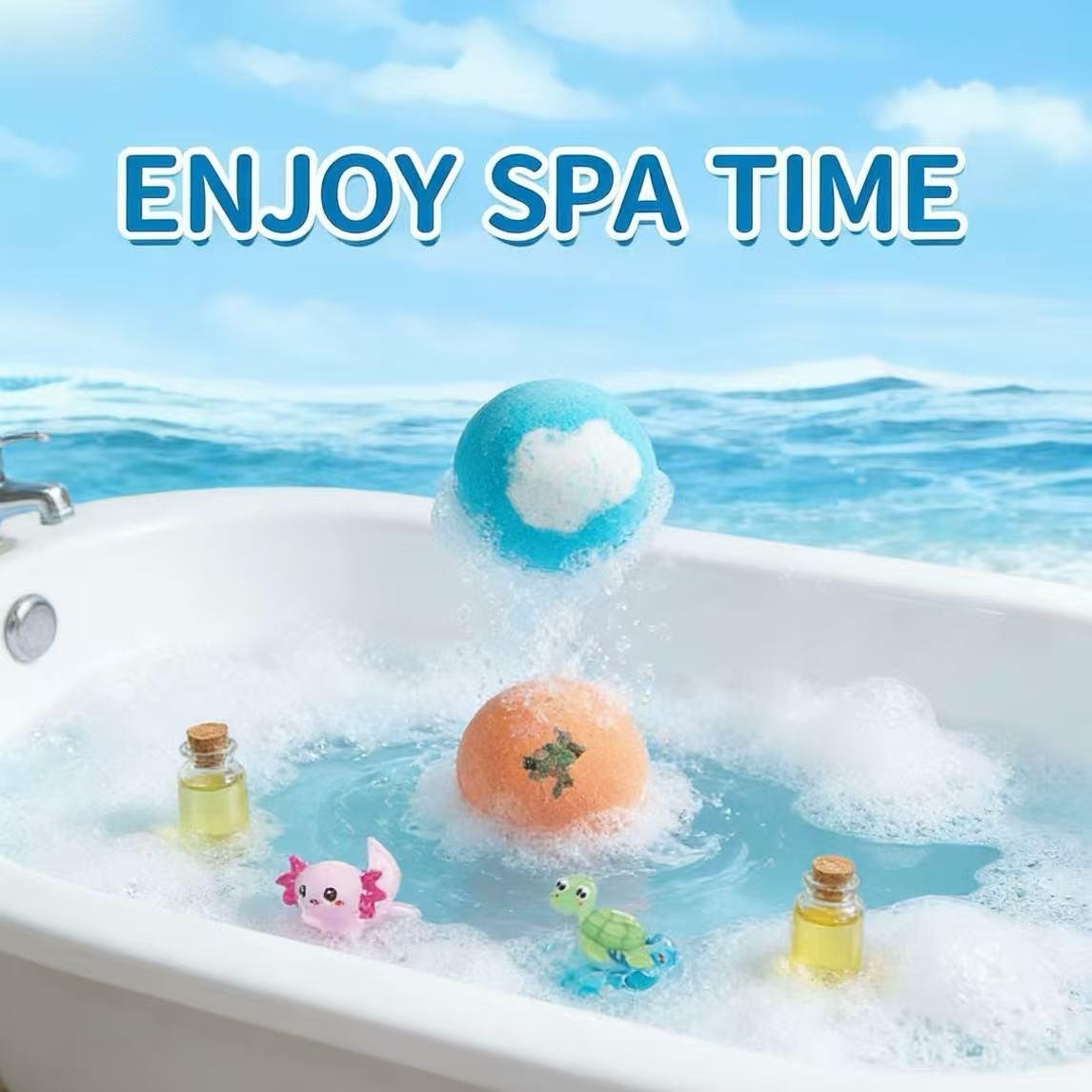 OceanPop – Kids Bath Bombs - Surprise Toy Inside