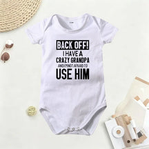 SnugglePrint – Grandpa Quote Baby Bodysuit