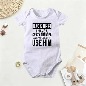 SnugglePrint – Grandpa Quote Baby Bodysuit