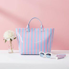CarryWave – Durable Canvas Striped Tote Bag