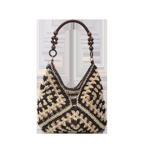 PalmAura - Straw Shoulder Bag