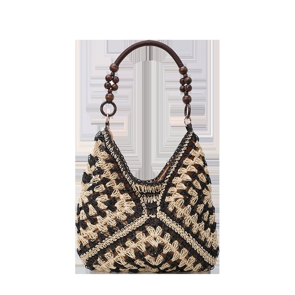 PalmAura - Straw Shoulder Bag