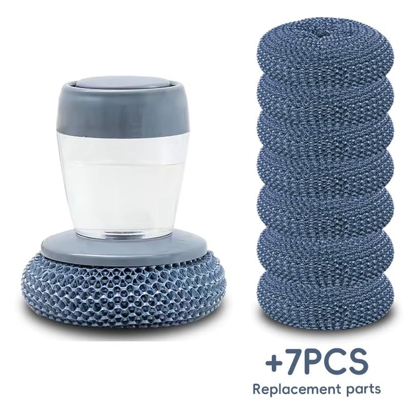CleanMate - Ergonomic Soap-Release Kitchen Scrubber