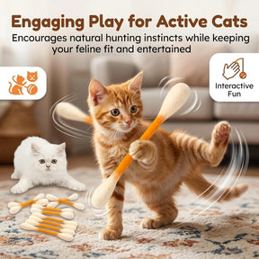CatJoy Max – Swabs Large Size Cat Toys with Catnip