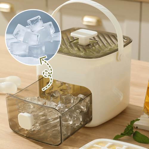 FrostPress – Handled Double-Layer Ice Cube Tray