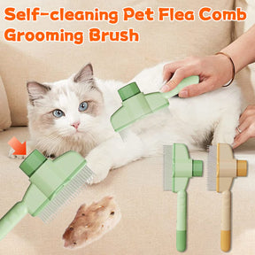 FurEase – Self-Cleaning Pet Grooming Brush
