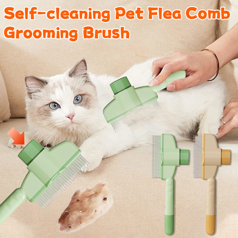 FurEase – Self-Cleaning Pet Grooming Brush