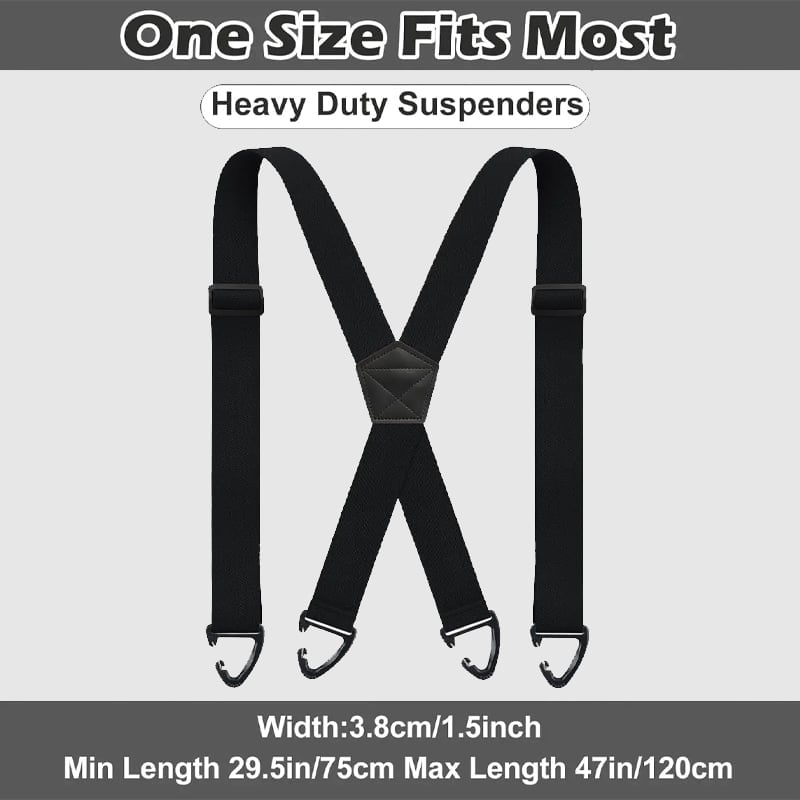 LockFit Elite – 4-Clip Suspenders