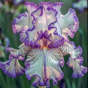 BloomAura – Exotic Tall Bearded Iris Flower