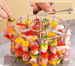 BBQStack Elite – Air Fryer Skewer Stand