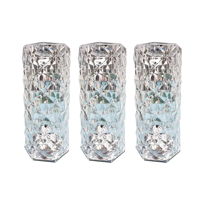 AuraShine – Multi Color Rose Crystal Diamond Lamp