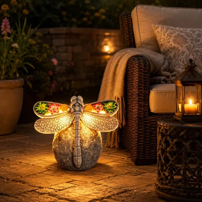 GlowWing – Solar Dragonfly Garden Light
