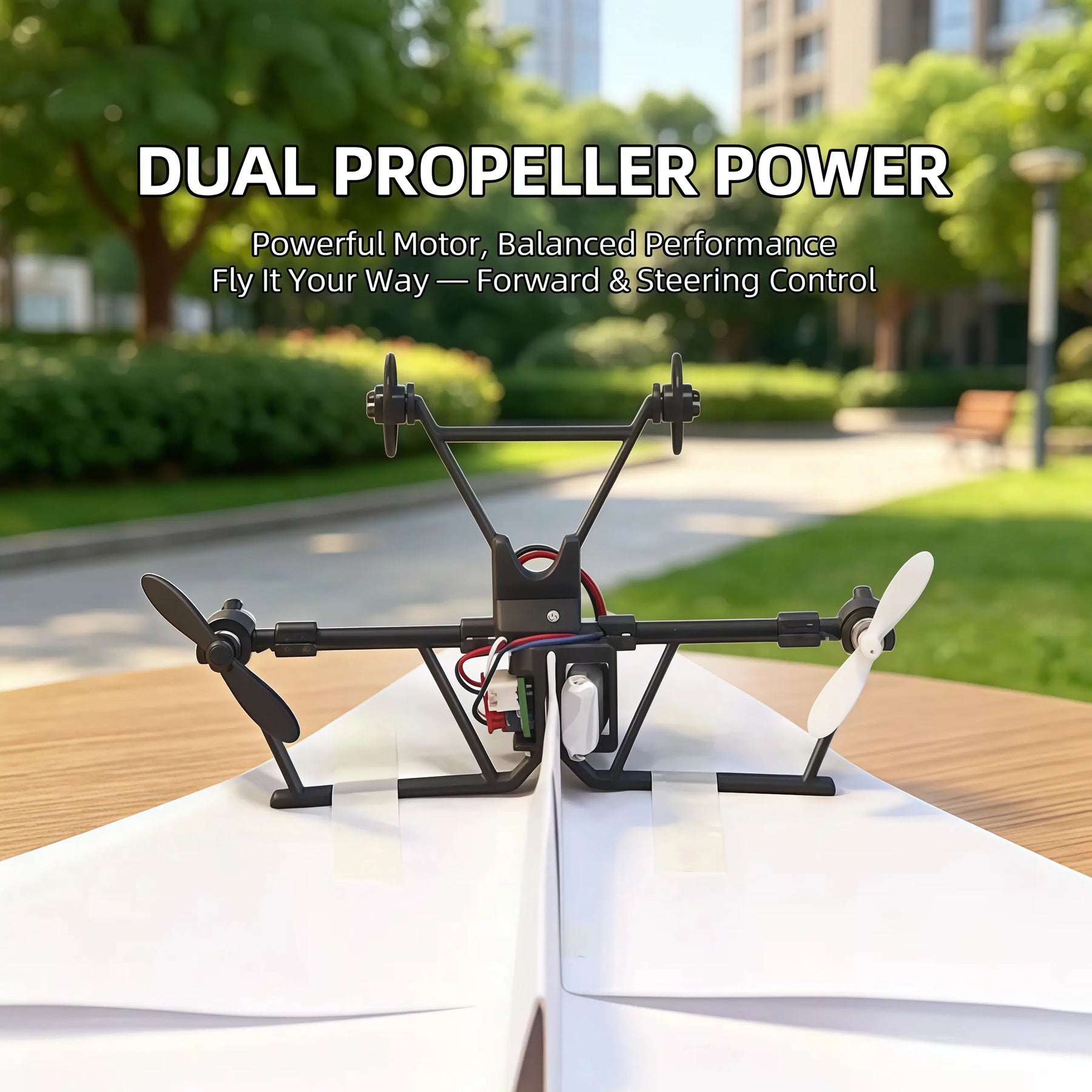 SkyGlide - Gyro-Powered RC Paper Airplane Kit