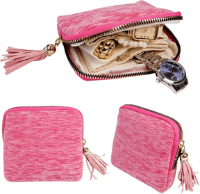 LuxeCarry – Portable Jewelry Storage Bag with Zipper